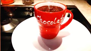 Cioccolato caldo con cioccolato fondente ☕🍫 [upl. by Nedah]