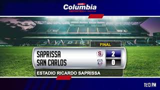 TRANSMISIONES DEPORTIVAS  SAPRISSA VS SAN CARLOS  COLUMBIA 987 FM [upl. by Emirej]