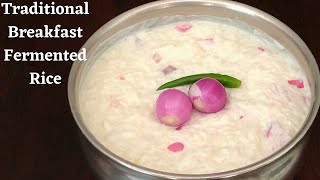 Healthy Breakfast Recipe  Chaddannam  Fermented Curd Rice  PROBIOTIC FOOD PassionateHomemaker [upl. by Tracey]