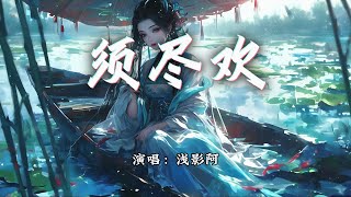 浅影阿  须尽欢『人生得意须尽欢一首情歌两难，我们别再一拍两散。』【动态歌词MV】 [upl. by Rudd374]