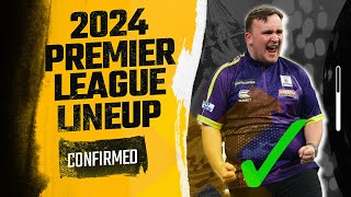 BREAKING NEWS LITTLER IS IN  2024 Premier League Lineup Announced [upl. by Elam905]