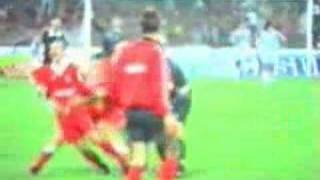 CSKA  Juventus 1994 Radukanov 2nd goal [upl. by Aikan]