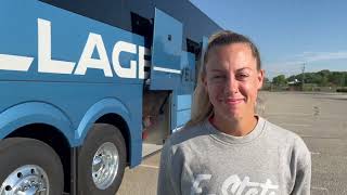 Emporia State Soccer Head Coach Jane GrimleyGunn Prior to Season Opening Road Trip [upl. by Meakem]