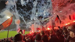 PYRO FEYENOORD  PSV 240124 🇳🇱 KNVB Beker De Kuip Fireworks Bombs Rotterdam Atmosphere Sfeer FEY [upl. by Adnolat]