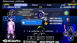 eFootball 2024 PPSSPP ISO Chelito 19  PES 2024 PSP C19 ISO No Savedata No Textures Best graphic [upl. by Reiss]