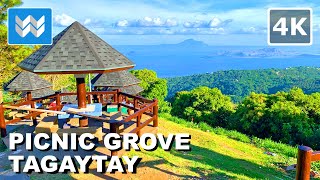 4K Picnic Grove in Tagaytay City Philippines 🇵🇭 Walking Tour Vlog amp Travel Guide 🎧 [upl. by Mathi]