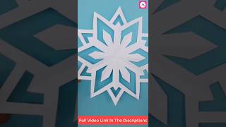 Creating Intricate Design Snowflake with One Page shorts [upl. by Yeroc]