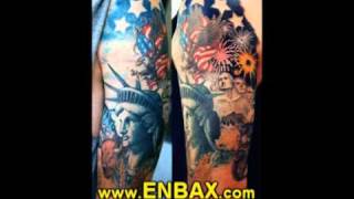 BIKER TATTOOS Harley Davidson Motor Cycle Street Rider Tattoos [upl. by Renard]