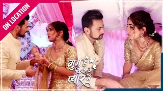 Gum Hai Kisi Ke Pyar Mein  On Location  Aman Shikha Hue Ek [upl. by Adnuhsed]