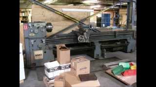 SIRCO MODEL PA 204 20quot X 120quot GAP BED LATHE 1990 [upl. by Adnilasor]