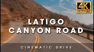 Downhill Drive on Latigo Canyon Road 4K60FPS [upl. by Woermer]