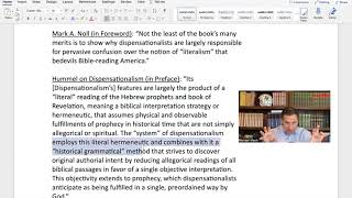 Is Dispensationalism Wrong for Emphasizing Literal Hermeneutics [upl. by Massiw]