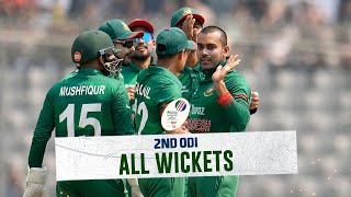 All Wickets  Bangladesh vs England  2nd ODI  England tour of Bangladesh 2023 [upl. by Genesia]