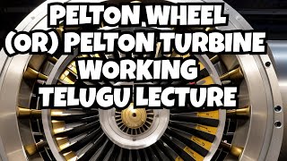 Pelton Wheel  Pelton Turbine  Efficiency  Power  Problem Solving  Velocity Triangle  Telugu [upl. by Imena635]