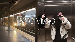 NYC DIARIES  Trying new restaurants Running errands Snowing in New York Living Alone NYC Vlog [upl. by Hana]