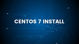 Centos 7 Minimal Install on VMware [upl. by Rice]