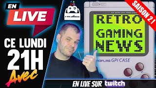 RETROGAMING NEWS 26 Toute lactu Rétrogaming  Jeux indés  Neorétro  Rediff Twitch 4 Octobre [upl. by Aneen]