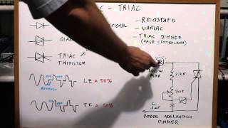 25 Tutorial electronica Diac Triac como hacer un dimmer [upl. by Rebliw]