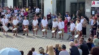 Schützenfest Biberach 2023  Die Neuen Alten auf dem Marktplatz [upl. by Nimad]