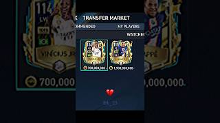 🇧🇷✨ X 🇫🇷⚡️ FIFA M cards🔥💀 fifamobile fifafootball football gaming [upl. by Notyalc]