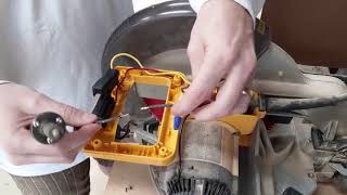 Replacing the wrong switch on a DeWalt DW705 miter saw [upl. by Hoeg]