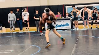 First wrestling match of the season  138lb weight class [upl. by Yngiram]