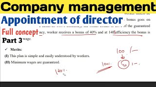 Appointment of directors company law bcom 2nd year  Appointment and disqualification  Bcom [upl. by Ijan]