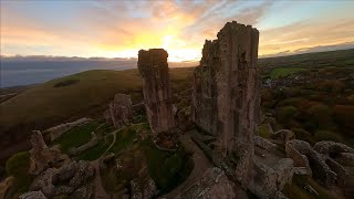 Corfe Castle  Dorset Found some footage from April 2022 [upl. by Enyedy842]