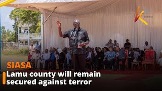 “Lamu county will remain secured against terror” Deputy President Rigathi Gachagua promises [upl. by Roskes]