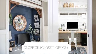 Cloffice Closet Office Home Decor amp Design Inspiration  And Then There Was Style [upl. by Martres682]