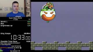 1038 Super Mario World 11 exit orb speedrun [upl. by Suissac]