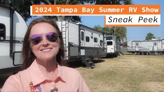 2024 Tampa Bay Summer RV Show Sneak Peek [upl. by Esenaj]