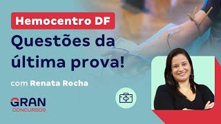 Concurso Hemocentro DF Questões da última prova [upl. by Lilian884]