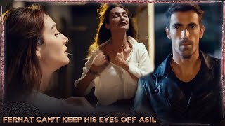 Ferhat Cant Keep His Off Asil  Best Scene  Birce Akalay  Sawal e Ishq [upl. by Alathia724]