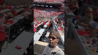 Offset of The Migos at The Wisconsin vs Alabama College Football Game offset [upl. by Cornew35]