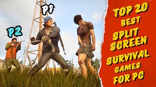 Top 20 Local Co op Split Screen Survival Games For PC Without Nucleus Co op 2024 [upl. by Godspeed606]