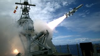 Harpoon Launch from USS Coronado [upl. by Auginahs]