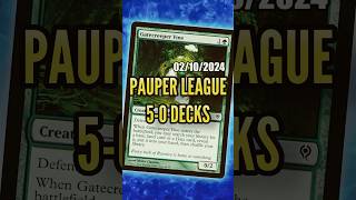 UNDEFEATED MTG Pauper League Decklists 20241002 davidroyale pauper paupermtg [upl. by Ornas971]