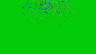 Confetti Green Screen Effect [upl. by Meier]