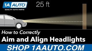 How to Aim and Align your Headlights Correctly [upl. by Eirhtug925]