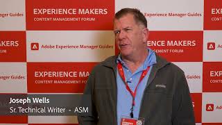 Testimonial from Joseph Wells  Adobe Experience Manager Guides User Conference 2024 [upl. by Leeke]