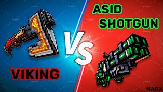 Acid Shotgun VS Viking Which one is better Pixel Gun 3D [upl. by Acinomed]