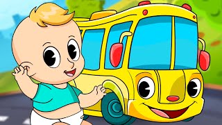 Las Ruedas del Autobús Johny Johny El Bebé  Canciones infantiles [upl. by Atteuqal388]