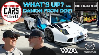 Whats up Simon gets the latest news from Damon from DailyDrivenExotics South OC Cars and Coffee [upl. by Alexia]