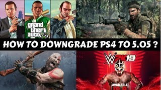 How To Downgrade PS4 From 555 to 505 GS2 [upl. by Abas]