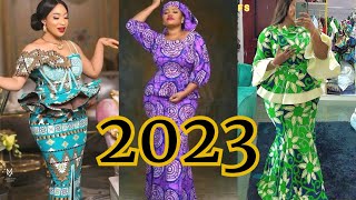 MODÈLES AFRICAIN 2023 NOUVELLES TENDANCES DES MODÈLES TAILLE BASSE EN WAX POUR FEMMES  AFRICAN WAX [upl. by Alledi820]