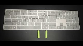 Microsoft Surface Bluetooth Keyboard Battery Replacement [upl. by Sherrill]