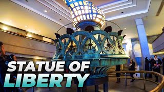 ⁴ᴷ Walking Tour of Statue of Liberty National Monument Includes Visit to the Crown [upl. by Kerrin]