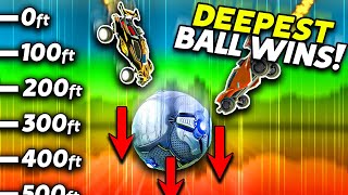 Rocket League but the DEEPEST BALL WINS [upl. by Hcir34]