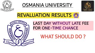 REVALUATION RESULTS UPDATE amp SOLUTION TO OUR FINAL YEAR STUDENTS  OU  2024 shivanipallela [upl. by Ayatnahs]